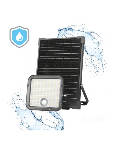 Foco Solar LED 30W Sensor de movimiento Placa Solar - 7
