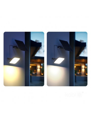 Foco Solar LED 30W Sensor de movimiento Placa Solar - 5