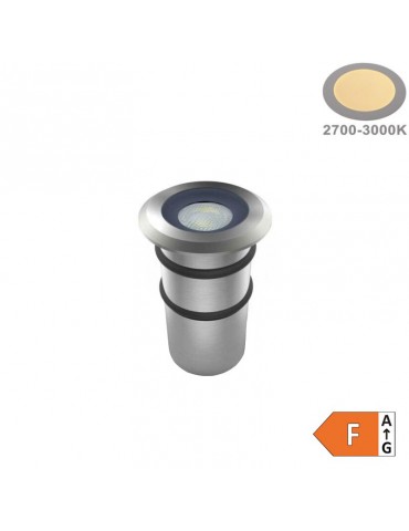 Mini Led 1W Empotrar Inox IP68 3000K 24V IK10 - 1