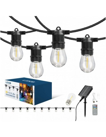 Guirnalda Solar E27 STARLIGHT NEO 10m 10 Led E27 8 Modos - 1