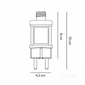 Fuente de alimentación Guirnaldas Led 9W 24V - 2