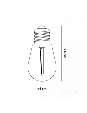 Bombilla Led Filamento 24V E27 - 3