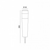 Baliza Solar Led AURORA ROUND IP44 40cm - 4