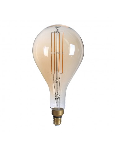 LED VINTAGE RETRO GIGANTE XL BT180 8W E27  CRISTAL - 3