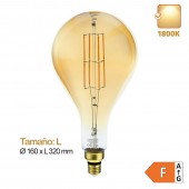 LED Vintage Filamento 8W E27 CRISTAL AMBAR - 1