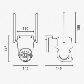 Cámara LED SMART WIFI HD 1920x1080p - 7
