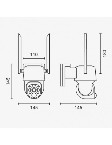 Cámara LED SMART WIFI HD 1920x1080p - 7