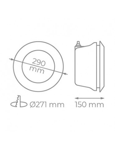 Nicho Foco LED Piscina PAR 56 IP68 Empotrar - 4