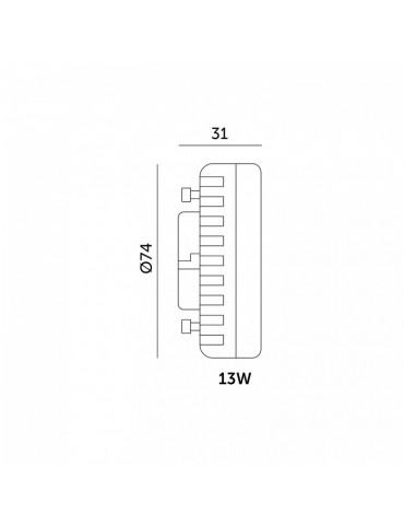 Bombilla LED GX53 13W 4000K 230v Insert - 4