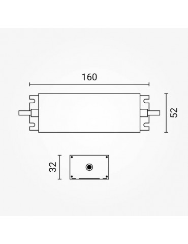 Transformador IP67 LEDs AC230V/12VDC 60W/5A - 3