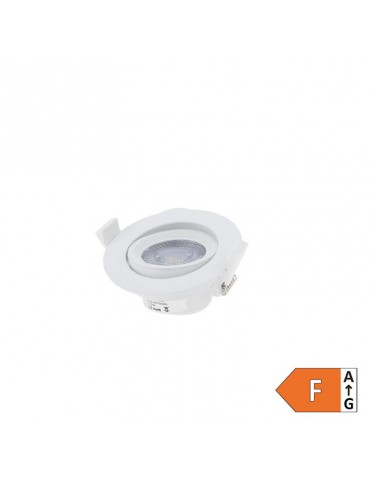 Foco Led empotrable Downlight orientable 7W Blanco - 6