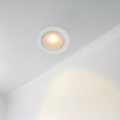 Foco Led empotrable Downlight orientable 7W Blanco - 10