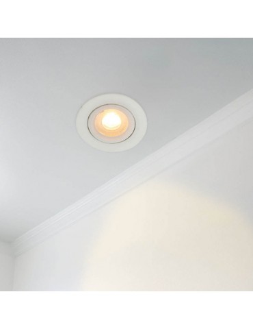 Foco Led empotrable Downlight orientable 7W Blanco - 10