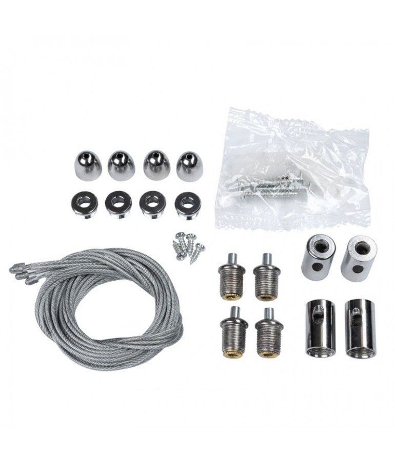 KIT DE MONTAJE EN SUSPENSIÓN PANEL LED 60x60cm,120x30cm - 1