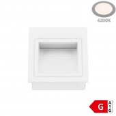 Aplique LED Escalera empotrar Blanco 3W - 1