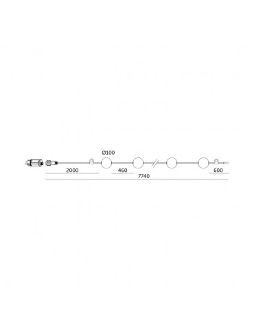 Guirnalda 10 Esferas LED exterior Flotante - 1