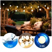 Guirnalda 10 Esferas LED exterior Flotante - 2