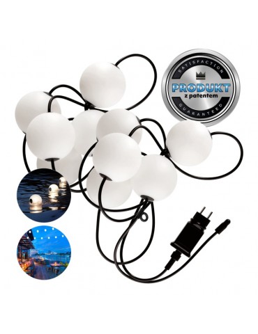 Guirnalda 10 Esferas LED exterior Flotante - 12