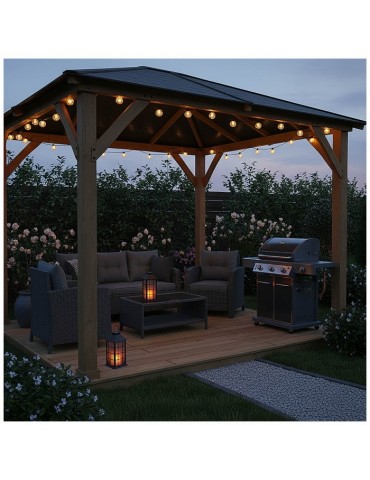 Candel Solar LED Candelio Milky Black - 3