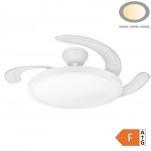 Ventilador Techo RETRACTIL SLIM 36W CCT Blanco Mando RC - 8
