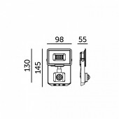 Foco Proyector LED 10W sensor de movimiento IP65 - 7