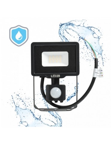 Foco Proyector LED 10W sensor de movimiento IP65 - 6