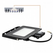 Foco Proyector LED 50W  sensor de movimiento IP65 - 3