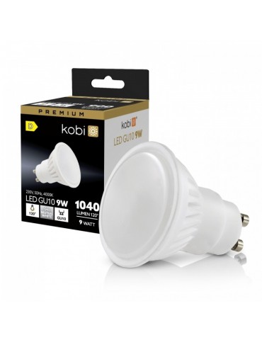 Bombilla LED GU10 PREMIUM 9W CERÁMICA - 4000K