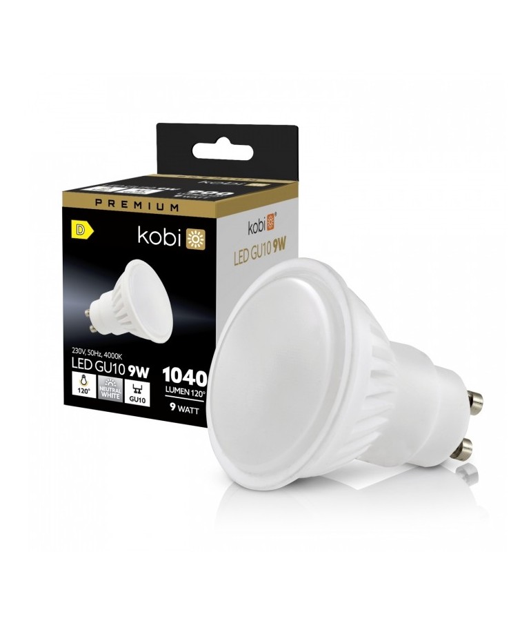 Bombilla LED GU10 PREMIUM 9W CERÁMICA - 4000K