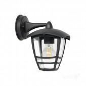 Farol pared TEVIO KD E27 Aluminio Negro - 1