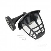 Farol pared TEVIO KD E27 Aluminio Negro - 6