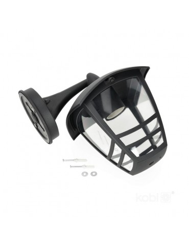 Farol pared TEVIO KD E27 Aluminio Negro - 6