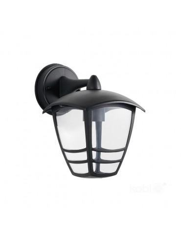 Farol pared TEVIO KD E27 Aluminio Negro - 4