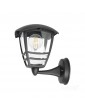 Farol pared TEVIO KG E27 Aluminio Negro - 1