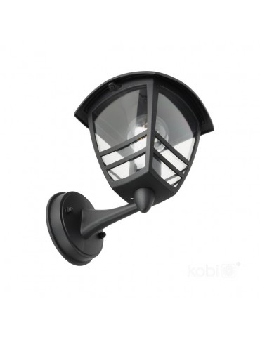 Farol pared TEVIO KG E27 Aluminio Negro - 7