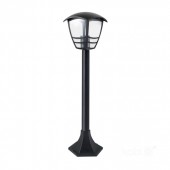 Farola bolardo TEVIO S E27 Aluminio Negro - 1
