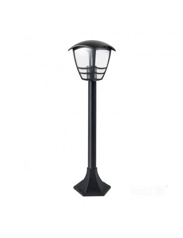Farola bolardo TEVIO S E27 Aluminio Negro - 1