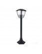 Farola bolardo TEVIO S E27 Aluminio Negro - 1