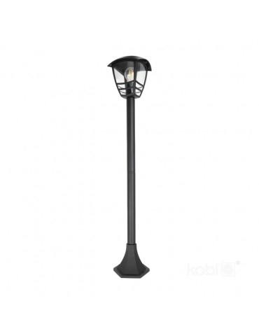 Farola bolardo TEVIO S E27 Aluminio Negro - 6