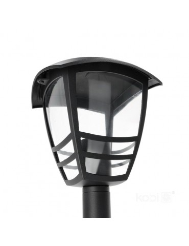 Farola bolardo TEVIO S E27 Aluminio Negro - 7