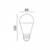 LED Estándar A95 25W E27 HTPC+Aluminio 220° - 4