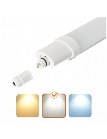 LED Lineal integrado 48W 120cm IP65 CORTEZ FC - 4