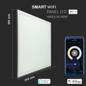 PANEL LED SMART 40W 60x60 CCT APP Smartphone - 1