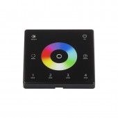 Controlador pared LED RGB CCT 4 ZONAS Táctil