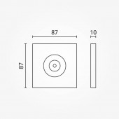 Controlador pared LED RGB CCT 4 ZONAS Táctil