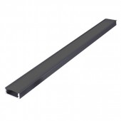Perfil aluminio negro slim difusor negro -4