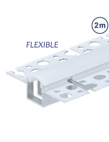 Perfil Aluminio Flexible Empotrar - 4