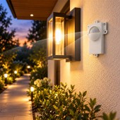 Sensor Detector Pared PIR Exterior 120º IP44 - 2