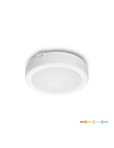 PLAFON LED TECHO Redondo Blanco NAIROS G2 12W 3CCT IP65 Premium - 13
