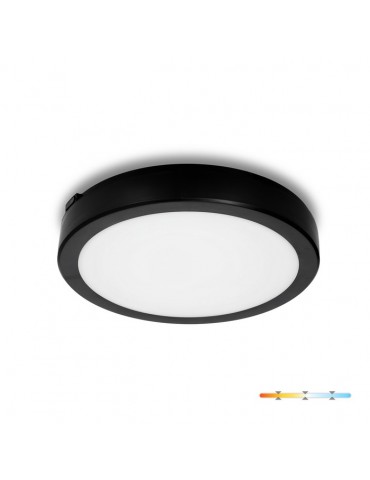 PLAFON LED TECHO Redondo Negro NAIROS G2 18W 3CCT - 1 - 5